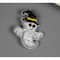 Crystal Art Beadwork Kit For Creating Broоch Ghost